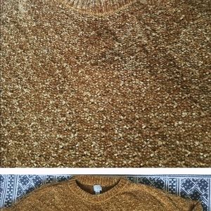 Mustard chenille sweater